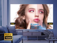 XGIMI 4K WiFi mini projektor, Android 11, 10000 lumen, 150" képernyő, forgatható 3