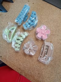 HBselect 7 kom. neklizajućih ukosnica za gustu kosu s cvjetnim uzorkom, šareni set (nedostaje 1 kom.) 4