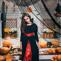 Óriás Fekete Géz Kendő Halloween Kísértetház Dekorációhoz 200x500cm 4