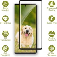 Google Pixel 6 Pro 9H keménységű fekete üvegfólia, 2 db karcolásálló védelem 2