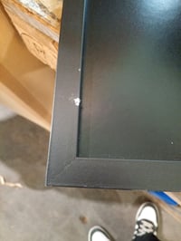Tablă pentru scris cu creta Bi-Office Back2Chalk Essentials, neagră mată, cu ramă MDF, 60x40 cm - Margini uzate, funcțională (stare: vezi a 2-a imagine) 3