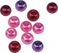 Aerzetix 45 db-os színes mini műanyag gyöngy készlet, 5-6 mm-es 2