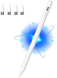 Kenkor aktív érintőceruza iPad, iPhone és Android készülékekhez - mágneses, USB-C, fehér 1