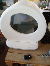 Meowant Öntisztító Macska WC Alkalmazásvezérléssel és Szagtalanítóval, Fejlett Biztonsági Rendszerrel, Automata Macskatoalett, Használt 4