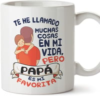 Egyedi Apák Napi Bögre Spanyol Felirattal - MUGFFINS 350ml 1