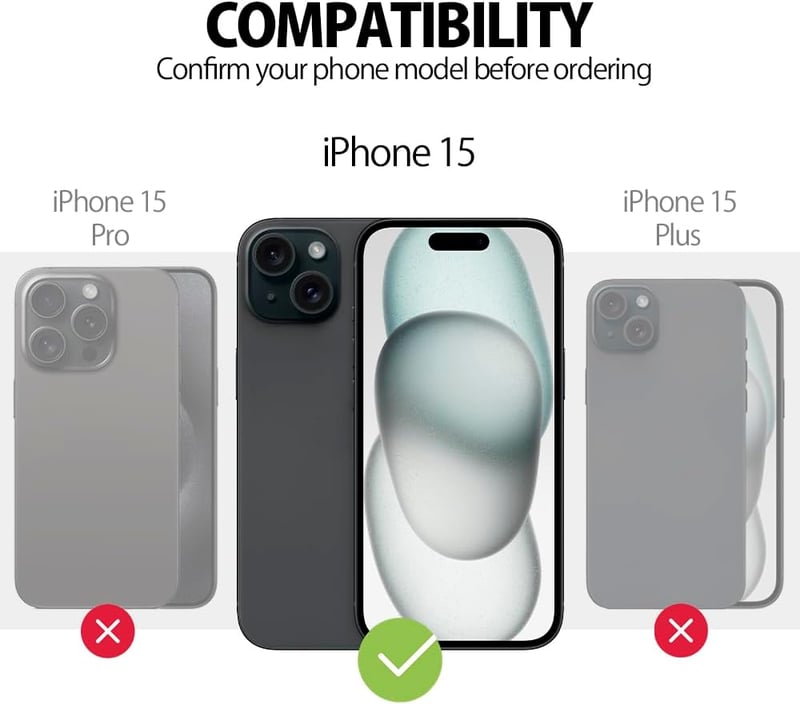 Apple iPhone 15 Kétréteges Szilikontok Kameravédelemmel - MyGadget Sötétkék Védőtok