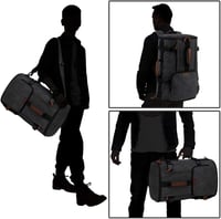 G-FAVOR 40L Utazó Hátizsák Férfiaknak - Kézipoggyász Méretű Laptop Táska 17,3" Notebookhoz, Túrázáshoz, Iskolába, Fekete 8