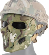 WISEONUS Taktikai Koponya Airsoft Maszk - Teljes Arc Védelem Paintballhoz és Halloweenhez 7