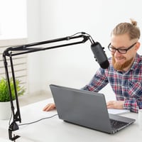 HyperX QuadCast Mikrofon Állvány - TONOR 47cm-es Állítható Boom Kar Blue Yeti, Rode, Elgato Mikrofonokhoz 6