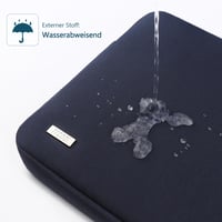 TECOOL 13,3" MacBook Pro/Air M3 M2 M1 ütésálló laptop tok, sötétkék 3