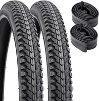 YunSCM 20"-os kerékpár gumi és belső szett, 20x1.75 méretű, AV32mm szeleppel 1