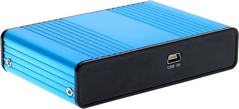 LEAGY 6 csatornás külső USB hangkártya, 5.1 surround, kék