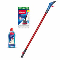 Vileda 1-2 Spray Starter Pack mop so čistiacim prostriedkom — Neobsahuje návlek z mikrovlákna (stav: pozri 2. obrázok) 1
