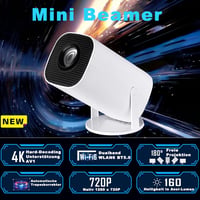 Little Tikes Mini Projektor 1080P Full HD - WiFi6 Bluetooth Autófókusz Vetítő 180° Forgatható Házimozi iPhone/Android Kompatibilis 2