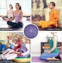 LEKATO 6 hüvelykes D-dúr acél nyelvdob, 11 hangú, lila - Meditációhoz, jógához 5