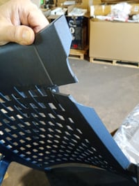 Set 3 scaune de grădină SP Berner SHAF - antracit, stivuibile, plastic reciclat rezistent la UV, pentru exterior și terasă, model Metal 4