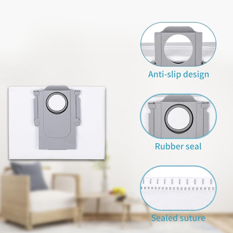 Xiaomi Roborock porszívóhoz 10 db porzsák - S8, S7, Q7, Q5, T8 sorozatokhoz