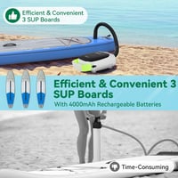 FBSPORT 20 PSI elektromos pumpa akkumulátorral SUP paddleboard kajak felfújáshoz 3