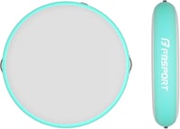 FBSPORT Airspot Felfújható Tornaszőnyeg Gimnasztikai Edzőpad Pumpával - 100 * 20 cm, Mint green 4