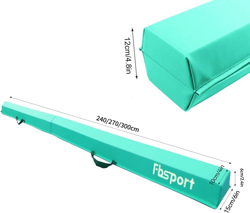 FBSPORT Összecsukható Egyensúlyi Gerenda 240-300 cm Tornához
