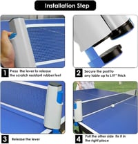 FBSPORT Profi Pingpong Szett 2 Ütővel, Hálóval, 6 Labdával és Táskával 4