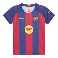 Detský unisex replika dres FC Barcelona Blaugrana, sezóna 2025/26, veľkosť pre 10-ročné deti, polyester 1