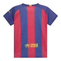 Detský unisex replika dres FC Barcelona Blaugrana, sezóna 2025/26, veľkosť pre 10-ročné deti, polyester 3
