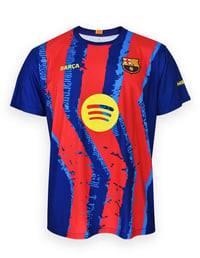 Tricou Oficial Replica FC Barcelona Lamine Yamal, Al Patrulea Echipament, Sezon 2025/26, Unisex, Blaugrana, Mărimea M, Poliester 1
