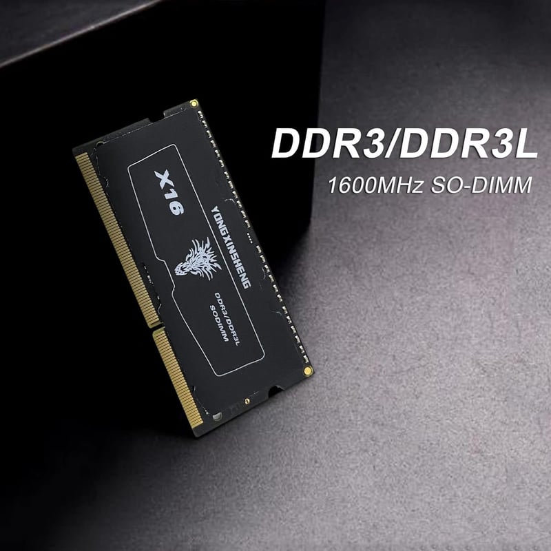 Yongxinsheng 16GB (2x8GB) DDR3 1600MHz Laptop RAM - Kompatibilis PC3L-12800 SODIMM
