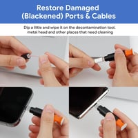 Maxsure 12-in-1 iPhone Tisztítókészlet - Multifunkciós Eszköz Lightning Port, Hangszóró és Fülhallgató Tisztításához - Mobiltelefon Ápol 6
