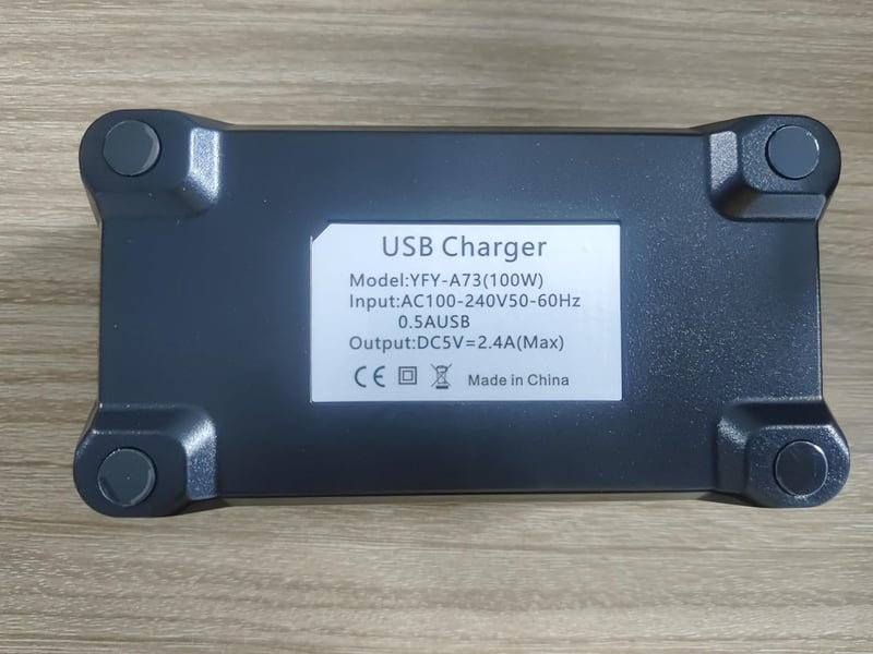 20 portos 100W-os USB töltőállomás Samsung, iPhone, Google, Xiaomi készülékekhez
