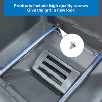 Denmay rozsdamentes acélból készült grill égő Weber Spirit E-210 E-220 S-210 S-220 modellekhez 10