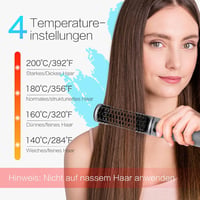 iTayga 2in1 Vezeték Nélküli Hajsimító Kefe, USB Tölthető, Utazáshoz 5