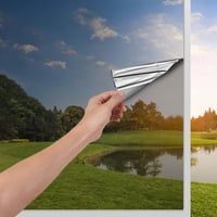Antrect okenná fólia 70x200 cm, jednosmerná zrkadlová fólia, protislnečná ochrana a UV filter — chybná, čiastočne funkčná: stlačená (stav: pozri 2. obrázok) 1