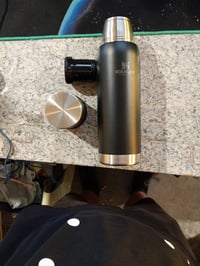 Stanley Adventure To-Go szigetelt termoszpalack 1,0 L, fekete, rozsdamentes acél ivópalack - Használt állapot (állapot: lásd a 2. képet) 2