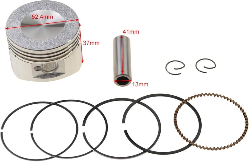 GOOFIT 52,4mm-es Hengerpersely Készlet 110-125ccm Lifan Pitbike ATV Go Kart Motorokhoz