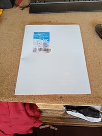 Caiet capsat Clairefontaine Koverbook Blush 24x32 cm, 96 pagini, dictando, hârtie albă 90g, copertă albastră - Deteriorat (stare: vezi a 2-a imagine) 2