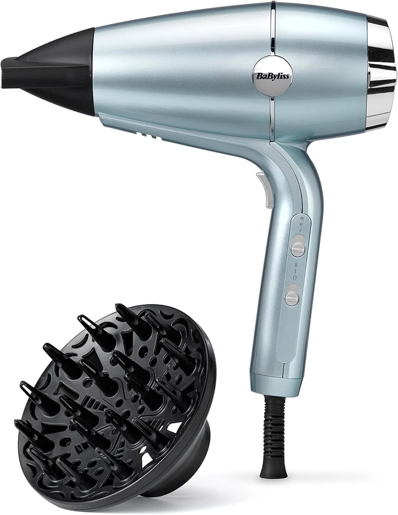 BaByliss Hydro Fusion ionos hajszárító, plazma technológiával - Kék
