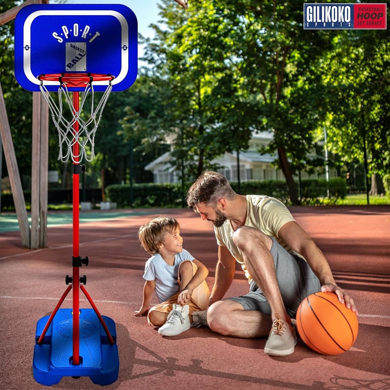GILIKOKO Állványos Kosárlabda Hoop Gyerekeknek 110-190cm Állítható