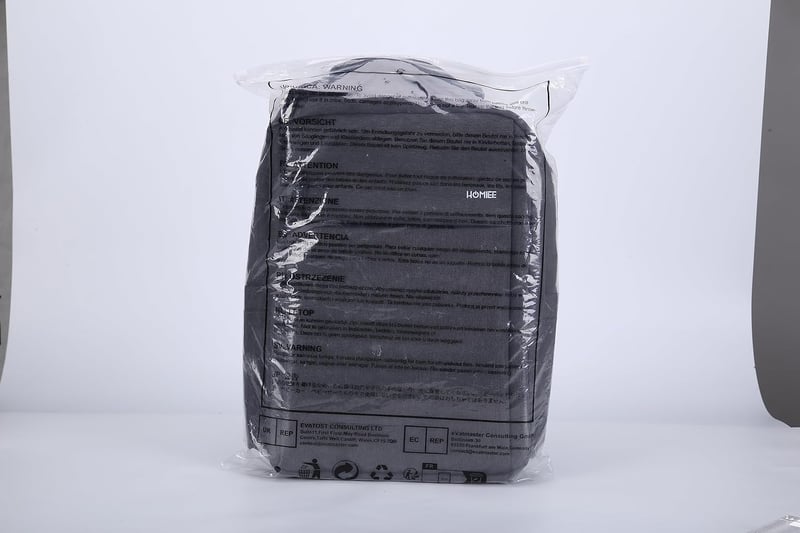 HOMIEE 15,6" Vízálló Üzleti Laptop Hátizsák USB Töltőporttal, Repülőgép Kézipoggyász Méretű