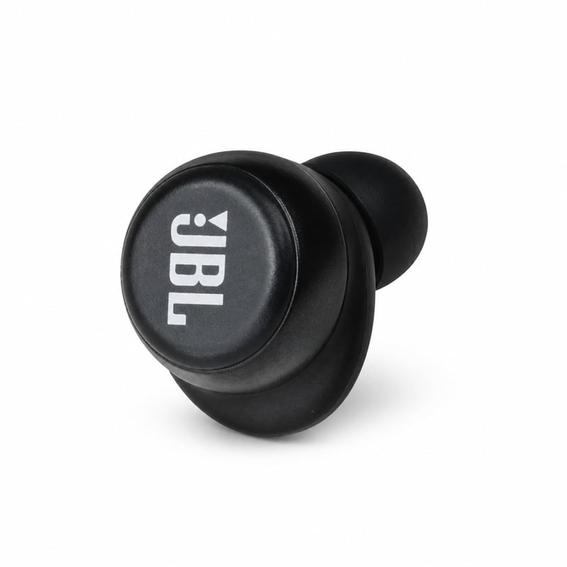 Náhradné ľavé slúchadlo JBL Live Free NC+ True Wireless v čiernej farbe s aktívnym potlačením hluku pre Bluetooth slúchadlá