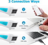 NETUM C850 3in1 Bluetooth QR és vonalkódolvasó, fehér - Gyors és pontos POS szkenner 3