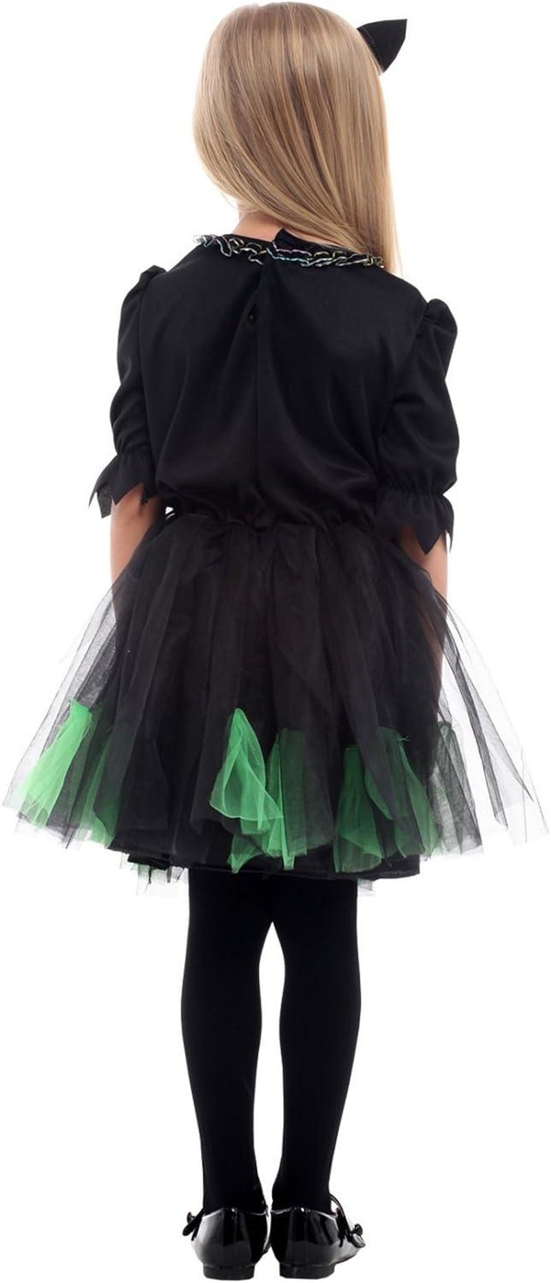 Fekete Macska Jelmez Gyerekeknek Halloween és Farsang 110-120 cm