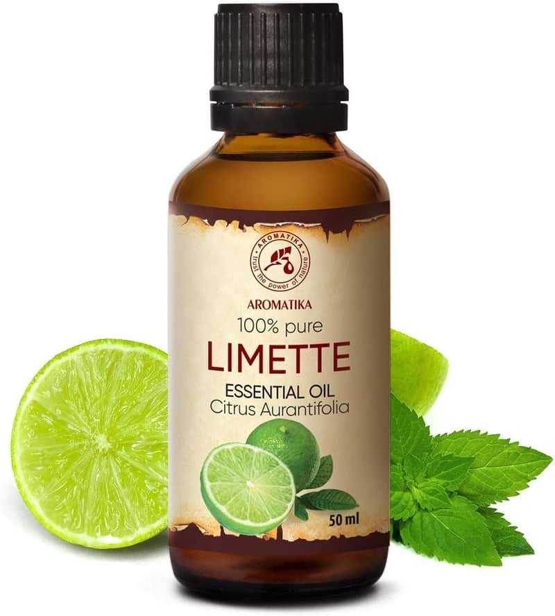 Tiszta Lime Illóolaj 50ml - Aromaterápiás Diffúzorhoz és Bőrápoláshoz