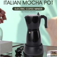 BuyWeek elektromos eszpresszó főző, 300ml, 6 csészés, fekete 2