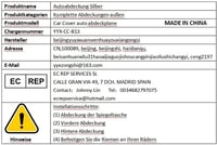 Generic Autótakaró Volkswagen VW Touran 2003-2024 Modellekhez - Vízálló, Szélálló, UV-védelem, Pamut Béléssel, Cipzáras Ajtónyílással, Feket 8