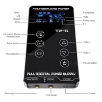 TATELF Rotary Tetoválógép Szett - LCD Érintőképernyős Tápegységgel, 20 Patron Tűvel, Fekete, Művészeknek és Tanulóknak 6