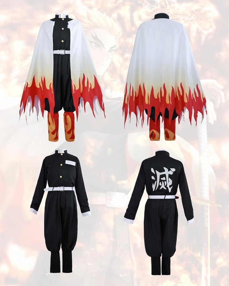FCCAM Zenitsu Cosplay Kimono Teljes Szett Anime Jelmez Felnőtt