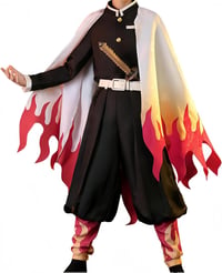 FCCAM Zenitsu Cosplay Kimono Teljes Szett Anime Jelmez Felnőtt 1