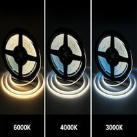 FCOB COB LED szalag 5m meleg fehér 3000K 480LED/m dimmelhető dekorációs világítás 2